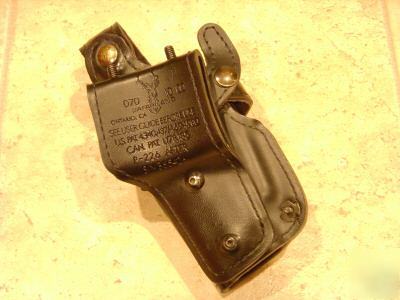 Safariland duty holster sig P226 leather basketweave