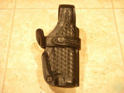 Safariland duty holster sig P226 leather basketweave