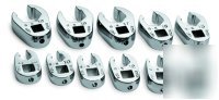 11PC 3/8IN. dr. metric flare nut crowfoot set -s k tool