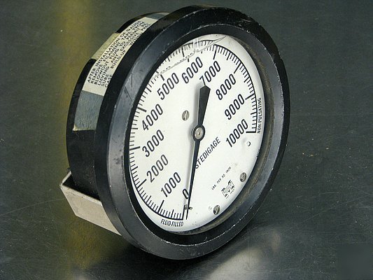 Marshalltown stedigage 10000 psi fluid filled gauge