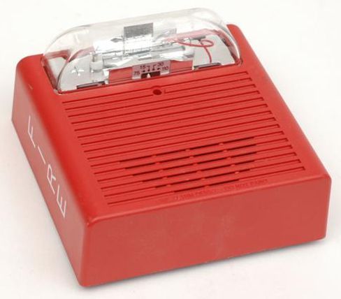 New wheelock inc. as-24MCW-fr fire alarm audible strobe 
