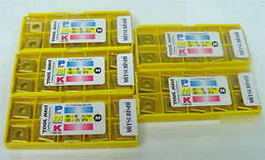 50 pcs. mitsubishi cnmg 431-ms, us 735 carbide inserts