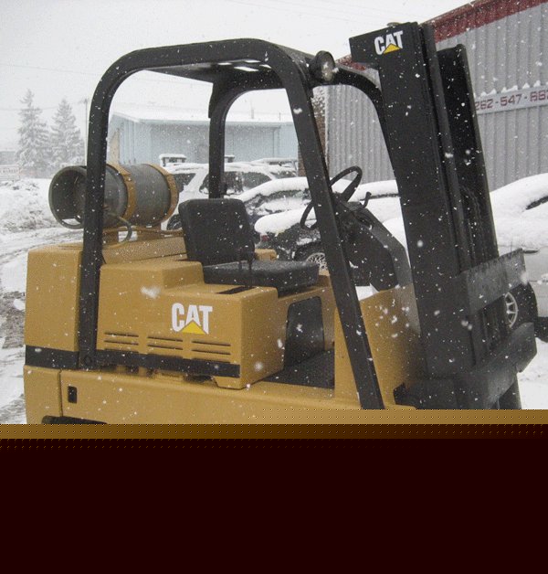 Caterpillar 8,000LB cushion forklift lifttruck