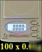 Electric weigh tool - 100 x 0.01 gram digital lab scale