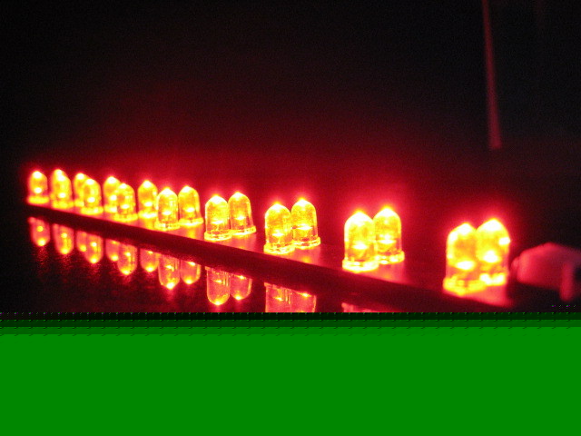 F s/h 180MM rigid led strip w/18PCS ultrabright red