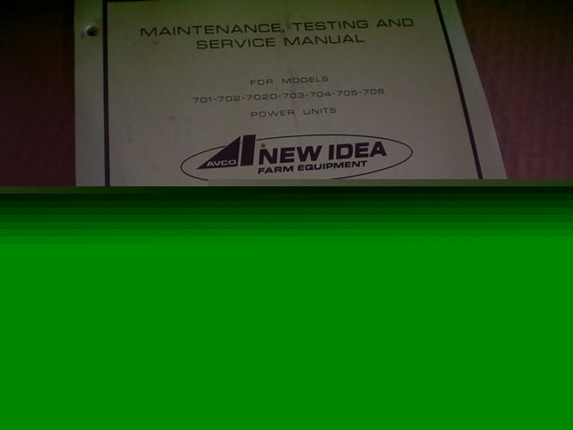 New idea gas and diesel engine service manual
