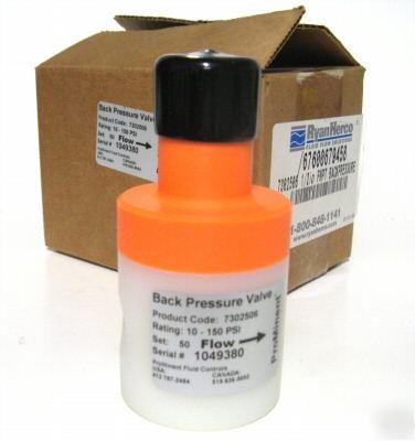New metering pump pressure relief valve 1/2IN FPT150PSI
