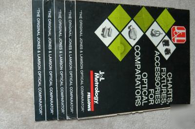 Jones & lamson j&l comparator chart & fixture catalog