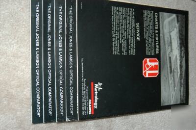 Jones & lamson j&l comparator chart & fixture catalog