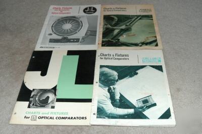 Jones & lamson j&l comparator chart & fixture catalog