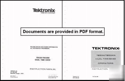 Tek 7B53A service/op manuals - w/no advertising added 