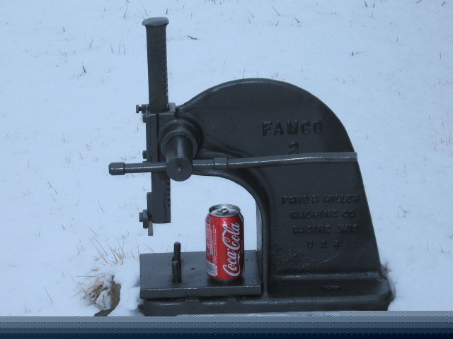 Very nice famco #2 arbor punch press machine tool