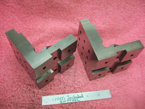 Angle plate matched pair toolmakr hard ground 30*-45*