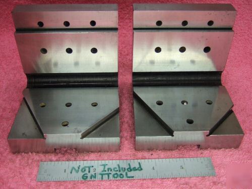 Angle plate matched pair toolmakr hard ground 30*-45*
