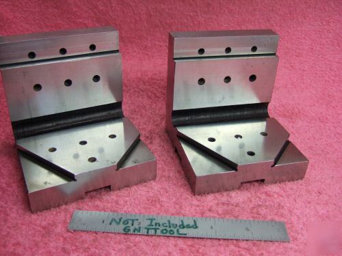 Angle plate matched pair toolmakr hard ground 30*-45*