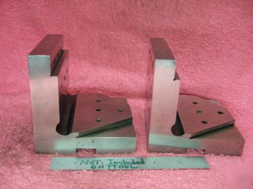 Angle plate matched pair toolmakr hard ground 30*-45*