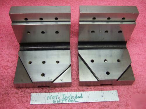 Angle plate matched pair toolmakr hard ground 30*-45*