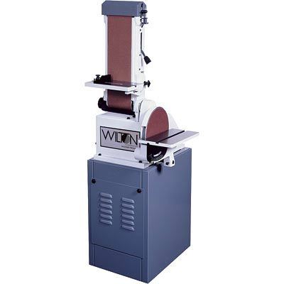 Combo bench belt sander~disc finishing machine~sanding