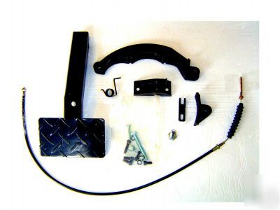Accessory foot brake safety pedal for 20