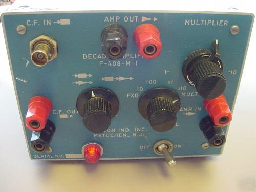 Gulton ind. inc. decade amplifier f-408-m-i 