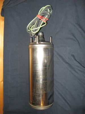 New franklin 1/2 hp 230 vac submersible pump motor