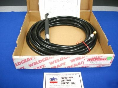 Weldcraft tig torch assembly wp 2425-1 list price $160 