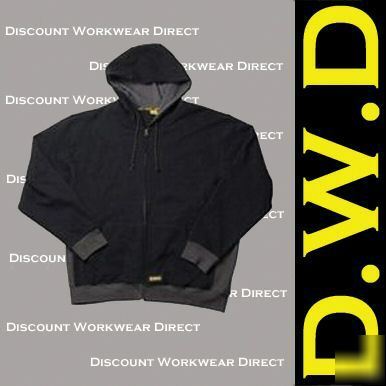 Dewalt grey/black hooded sweater - large