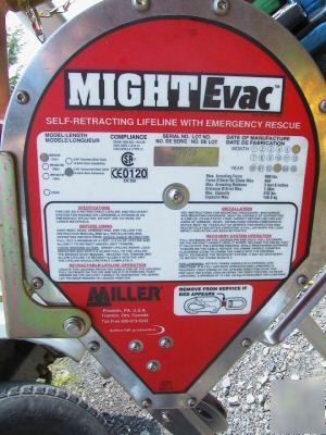 Miller mightevac self retracting lifeline MR50GC