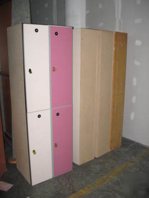 Pre-owned gym lockers 70 bays 1 & 2 door styles sale 