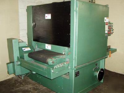Timesaver two headed abrasive belt sander 40 hp (16476)