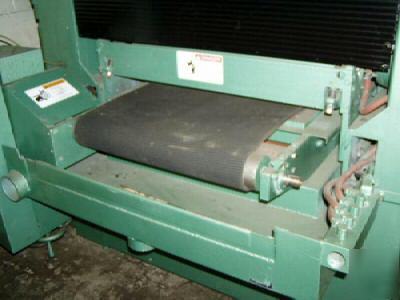 Timesaver two headed abrasive belt sander 40 hp (16476)