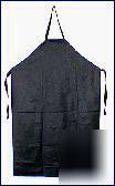 Rubberized cloth apron: 42X 36 in lab safety pvc coated