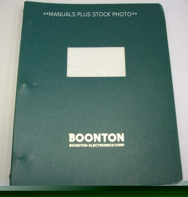 Boonton 225A op/service manual - $5 shipping 