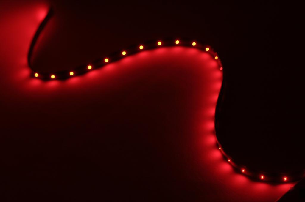 F s/h 600MM flexible led thin strip w/30PCS red leds