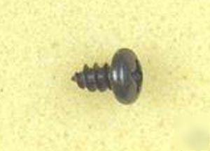 50 black self tapping screws phillip pan #6 x 1/4