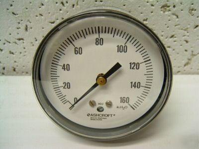 Ashcroft gauge 25 1490A 02B 160 iw low pressure <23F4