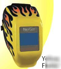 New halo x nexgen yellow flame welding HELMETJAC3013586