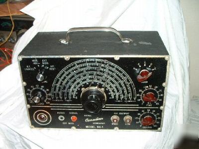 Signal generator, by canadian model sg-1 ,working good