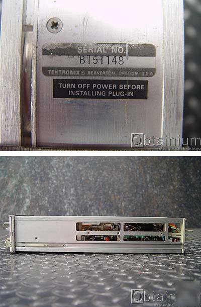 Tektronix 7A18 plug-in dual trace amplifier 