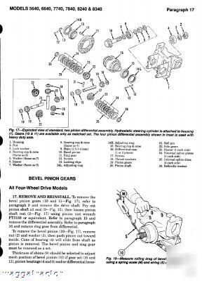 New ford holland 5640 thru 8340 tractor workshop manual