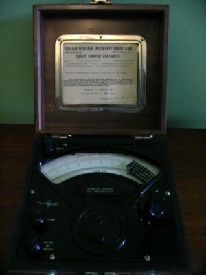 Sensitive research instrument corp. dc volt meter 1000V