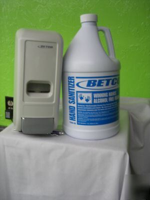 Winning hands alcohol free foam sanitizer w/ dispenser