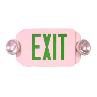 6PS/set mini combo exit sign & emergency light /s-E2BG