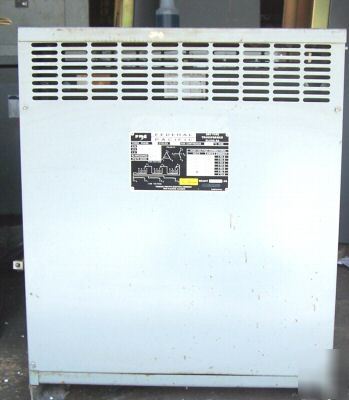 Federal pacific 37.5 kva dry type transformer w/taps