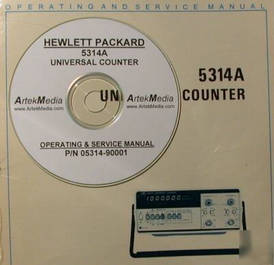 Hp 5314A operating & service manual (good schematics)