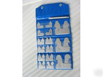 New fractional radius gage set 1/64 - 1/2