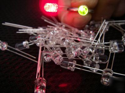 500,5MM dual bi-color flash flashing red/green,rg