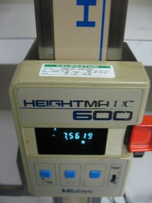Mitutoyo heightmatic 600 digital height gage - 24