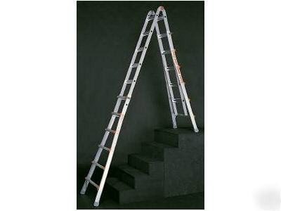 New 26 1A demo little giant ladder w/ 3 acc & wheels 