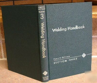 Aws welding handbook metal joining & cutting SECT3 4TH